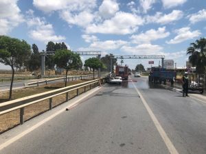 Alevler Arasında Kalan Sürücü Kaldırıldığı Hastanede Yaşam Savaşını Kaybetti