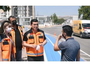 Kepez’e 10 km bisiklet yolu