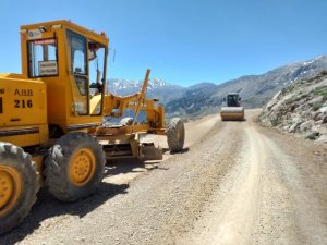 Söbüçimen yayla yoluna bakım onarım