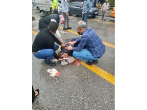 Başkent’te Halk Otobüsünün Çarptığı Yaya Yaralandı