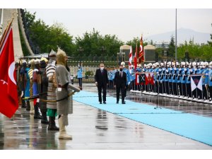 Cumhurbaşkanı Erdoğan, Gürcistan Başbakanı Garibashvili‘yi Resmi Törenle Karşıladı