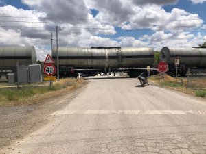 Başkent’te Yük Treni Traktöre Çarptı: 1 Yaralı