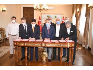 Kepez’de yapılacak olan 24 derslikli ilkokul için protokol imzalandı.