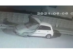 Hırsızın rahatlığını alarm bile bozamadı