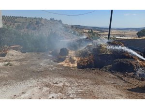 Kahramanmaraş’ta Ekin Balyası Ve Anız Yangını