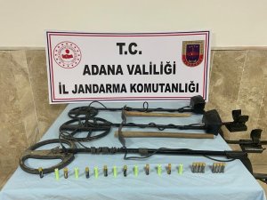Adana’da İzinsiz Define Arayan 2 Kişi Suçüstü Yakalandı