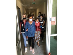 İkametteki çelik kasayı boşaltan 3 kadın şüpheli tutuklandı