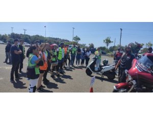 Türkiye’de ilk “Motosiklet Güvenli Sürüş Eğitimi” projesi Alanya’da başladı