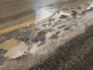 Mamak’ta Sağanak Sonrası Meydana Gelen Sel Altyapı Çalışmalarının Olduğu Yolu Tahrip Etti