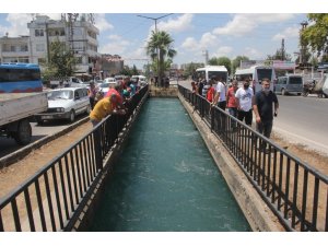 Serinlemek İçin Girdiği Sulama Kanalında Kayboldu