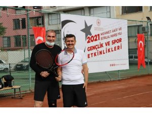 Tenis Turnuvası Vali Arslantaş’ın Açılış Maçıyla Başladı