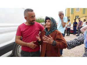 Kaybolan Emine Ninenin Kavuşma Anı Duygulandırdı