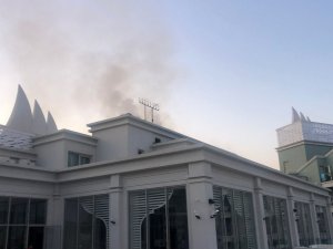 5 Yıldızlı otelde baca yangını korkuttu