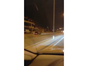Ters Şeride Giren Sürücü Kazaya Davetiye Çıkardı