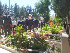 Tbmm Başkanı Mustafa Şentop, Karşıyaka Mezarlığı Şehitliği’ni Ziyaret Etti