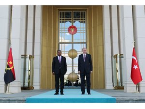 Cumhurbaşkanı Erdoğan, Angola Cumhurbaşkanı Laurenço’yu Resmi Törenle Karşıladı