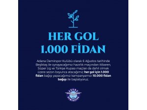 Adana Demirspor Attığı Her Gole 1000 Fidan Bağışlayacak