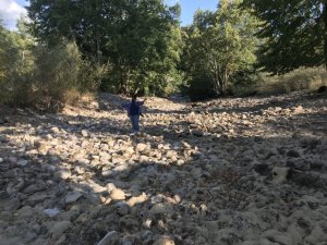 Antalya’da Üzümdere ırmağı kurudu