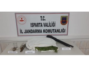 Isparta’da Jandarmadan Yasa Dışı Ekim Yapan Şahsa Suçüstü