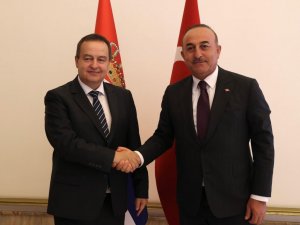 Bakan Çavuşoğlu, Sırbistan Ulusal Meclisi Başkanı Daçiç ile görüştü