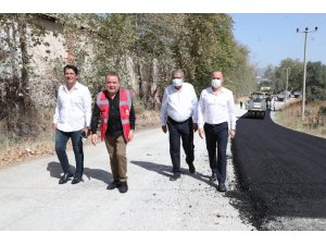 Kırkgöz yolu sıcak asfaltla kaplanıyor