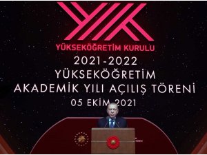 Cumhurbaşkanı Erdoğan: "110 bin üzerinde yeni yatağı öğrencilerimizin hizmetine sunacağız"