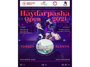 Uluslararası Dans Yarışması Haydarpasha Open 2021, Alanya’da yapılacak