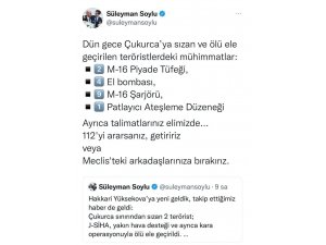 Çukurca’daki kritik operasyonda mühimmat ele geçirildi