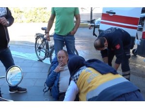 Motosikletten düşerek yaralanan Alman turist yattığı yerden purosunu içmeye devam etti