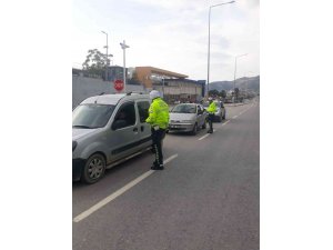 Antalya’da havadan ve karadan trafik denetiminde bin 117 sürücüye ceza