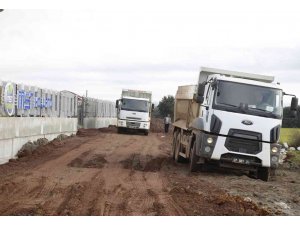 Döşemealtı Belediyesinden yol yapım çalışması