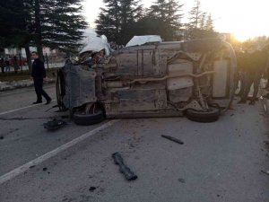 Isparta’da trafik kazası: 2 yaralı