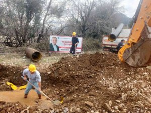 İbradı’da iki mahallede yağmur suyu sorunu çözüldü