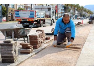 Alanya Bisiklet Yolu’nda son rötuşlar yapılıyor