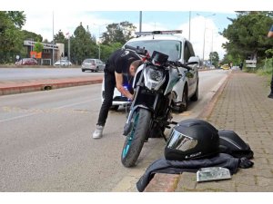 Otomobilin çarpıp kaçtığı yaralı genç, yeni aldığı motosikletini bırakmamak için hastaneye gitmedi