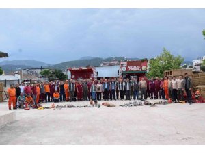 Kumluca’da Orman İşletme personellerine yangınlara yönelik işbaşı eğitim