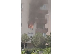 Antalya’da 11 katlı apartmanda yangın