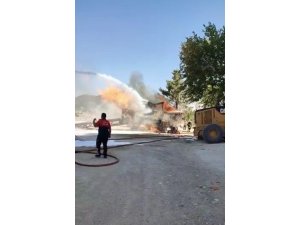 Isparta’da iş makinesi doğalgaz borusunu patlattı: 3 yaralı