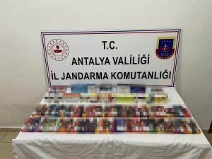 Manavgat’ta gümrük kaçağı sigara ele geçirdi