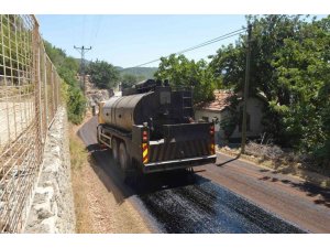 Gündoğmuş Güneycik yolu sathi asfaltla kaplanıyor