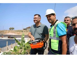 Mahmutlar Kültür Merkezi inşaatında ilk beton döküldü