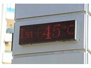Antalya’da Afrika sıcakları: Termometreler 45 dereceyi gördü