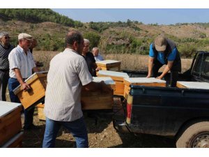 Büyükşehirden Serikli arıcılara kovan desteği