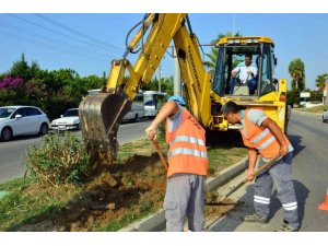 Manavgat Belediyesi’nden Kızılağaç’a modern sulama sistemi