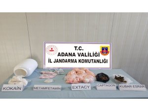 Adana’da 28 bin 286 adet uyuşturucu hap ele geçirildi