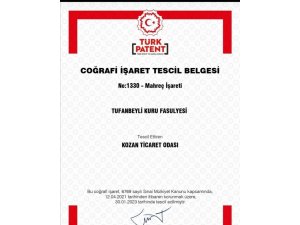 Tufanbeyli Fasulyesine Coğrafi İşaret Tescili