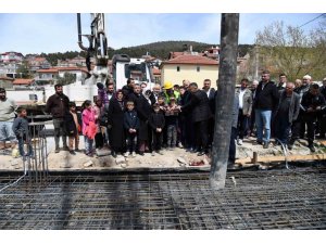 Isparta’da İmece Usulü Yapılacak Kur’an Kursunun Temeli Atıldı