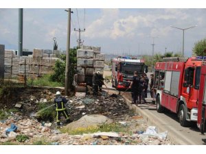 Otluk Alan Yangını Seramiklere Zarar Verdi