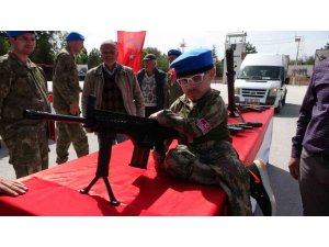 Burdur’da Engelli Gençler Temsili Askerlik Yaptı