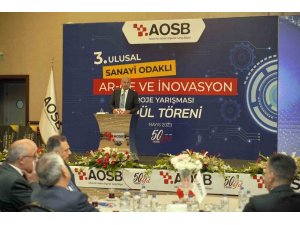 Aosb’de 3.ulusal Sanayi Odaklı Ar-ge Ve İ̇novasyon Proje Yarışmasında Ödüller Verildi